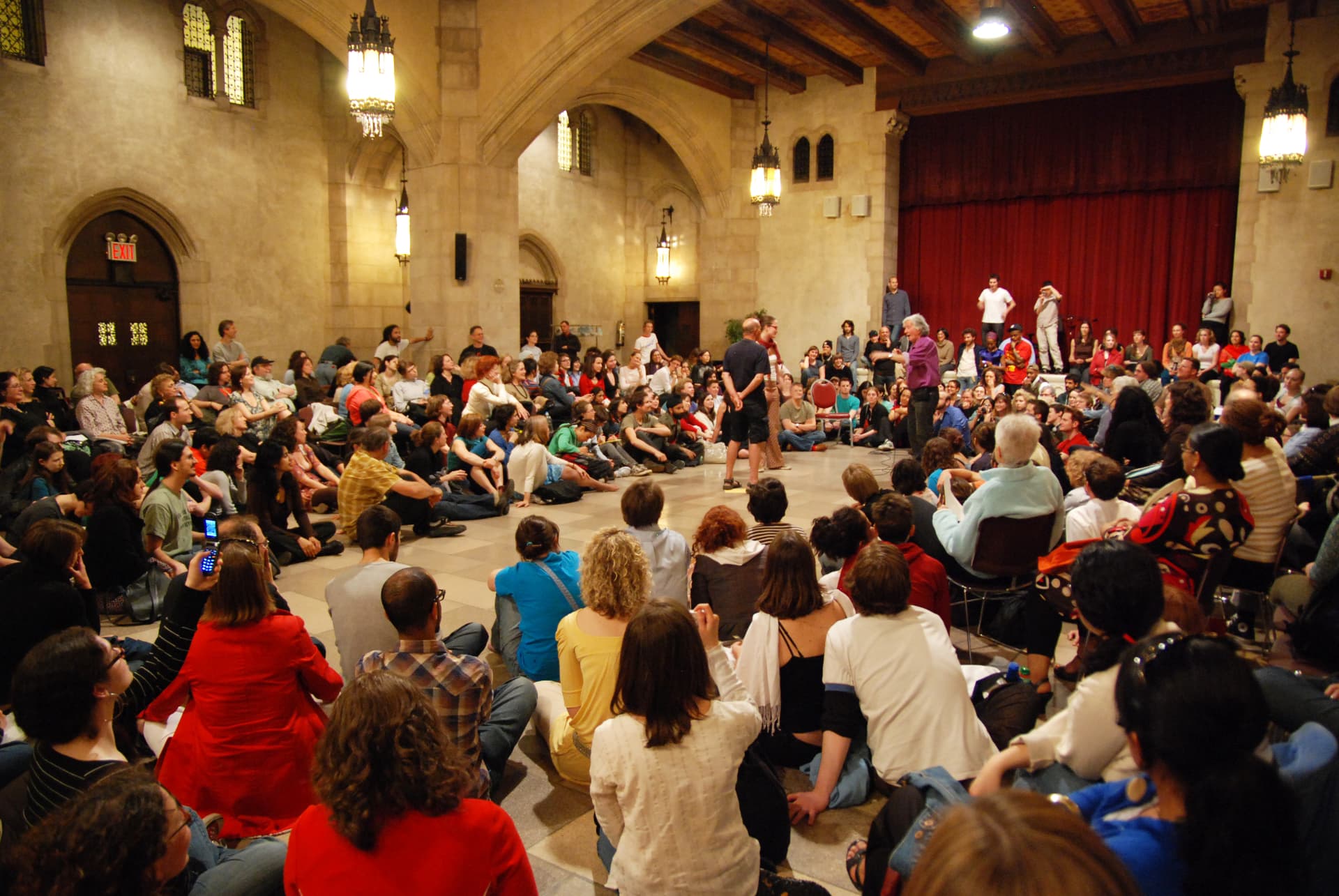 A Forum Theatre session in the tradition founded by Augusto Boal.